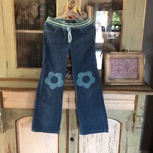 Mini Boden boot cut corduroy pants 10y